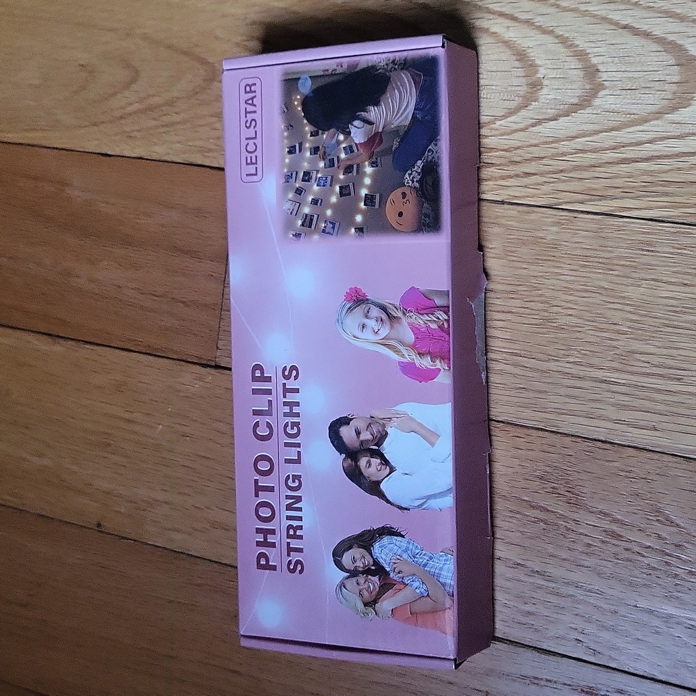 New In Box Photo Clip string lights